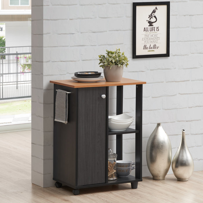 Andover Mills™ Alberto 23.6'' Wide Rolling Kitchen Cart & Reviews Wayfair